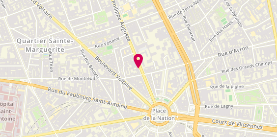 Plan de Le Dome Immobilier, 23 Philippe Auguste, 75011 Paris
