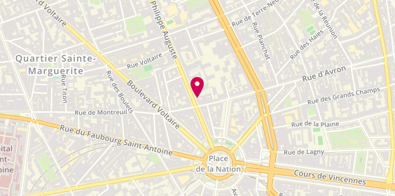 Plan de Fmp Consults, 24 avenue Philippe Auguste, 75011 Paris
