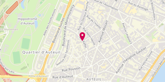 Plan de Consultants Associes, 19 Rue Raffet, 75016 Paris