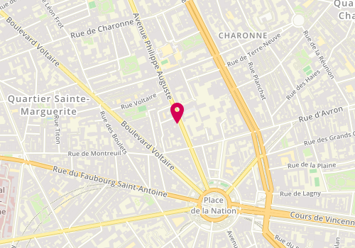 Plan de Visium Consulting, 33 Avenue Philippe Auguste, 75011 Paris