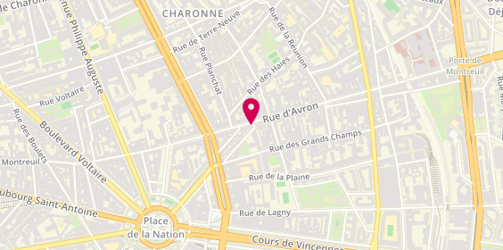 Plan de Ok 5 Sur 5, 22 Rue d'Avron, 75020 Paris