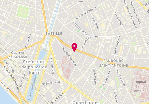 Plan de Pierre Neff Immobilier, 56, Rue du Faubourg Saint Antoine
Cr du Bel Air, 75012 Paris