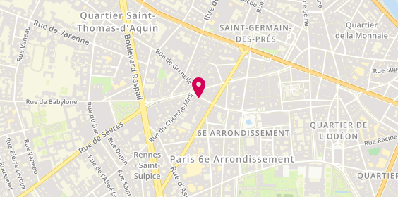 Plan de Rdvc 21, 21 Vieux Colombier, 75006 Paris