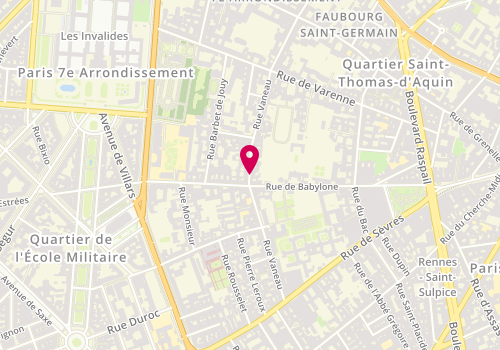 Plan de Lag Immobilier, 39 Rue Vaneau, 75007 Paris