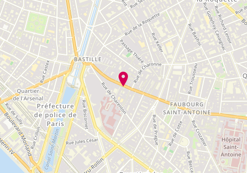 Plan de Pagesti, 56 Rue du Faubourg Saint-Antoine, 75012 Paris