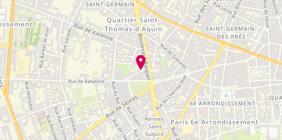 Plan de Lexington Reim, 6 Rue Chomel, 75007 Paris