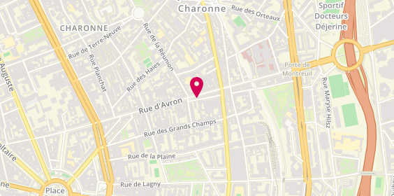 Plan de L&B Immobilier, 76-78
76 Rue d'Avron, 75020 Paris