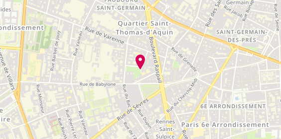 Plan de TOULEMONDE Catherine, 15 Rue de la Planche, 75007 Paris