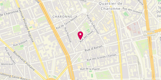 Plan de Freelance Immobilier, 17 Rue des Haies, 75020 Paris
