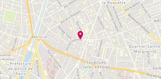 Plan de Villaret Immobilier, 35 Rue de Charonne, 75011 Paris