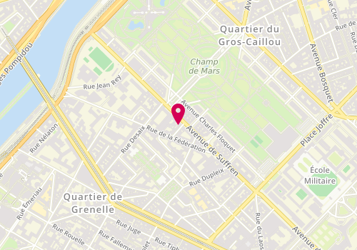 Plan de Nouvelle Adresse - l'Immobilier Autrement, 44 avenue de Suffren, 75015 Paris