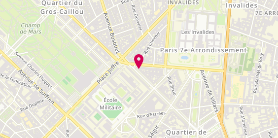 Plan de Cabinet Courtois - Espace Duquesne, 3 avenue Duquesne, 75007 Paris