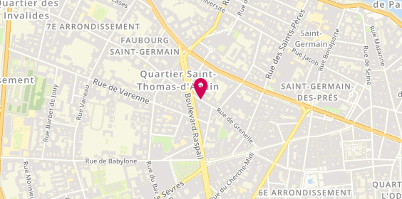 Plan de Agence des Prés Carrés, 39 Rue de Grenelle, 75007 Paris