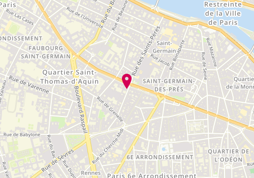 Plan de Atelier du 9, Siège
50 Rue des Saints-Pères, 75007 Paris