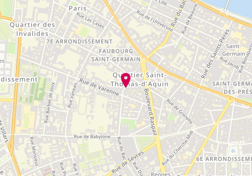 Plan de Dauphine Rive Gauche, 81 Rue du Bac, 75007 Paris