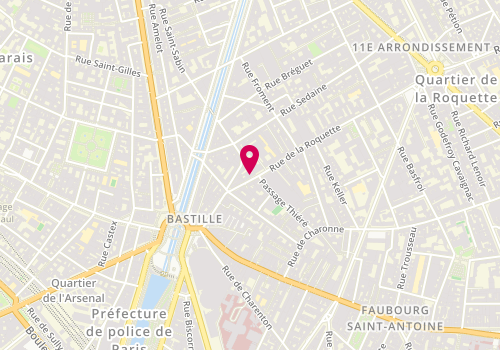 Plan de Imogroup, 23 Rue de la Roquette, 75011 Paris
