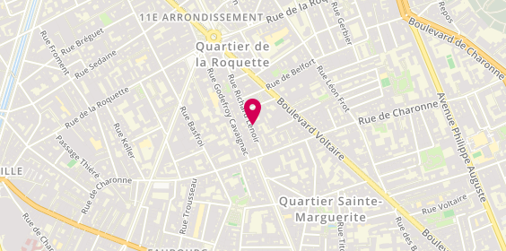 Plan de Immobiliere Outel, 14 Rue Richard Lenoir, 75011 Paris