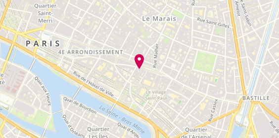 Plan de P.M Immobilier, 133 Rue Saint Antoine, 75004 Paris