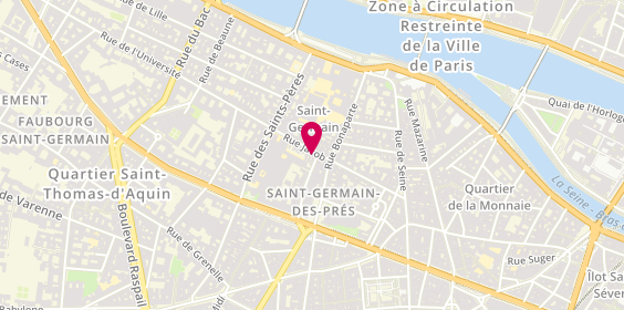 Plan de Consultants Immobilier Paris 6 - Saint-Germain-des-Prés, 33 Rue Jacob, 75006 Paris