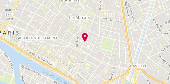 Plan de Victor Burgio Immobilier, 12 Rue de Sévigné, 75004 Paris