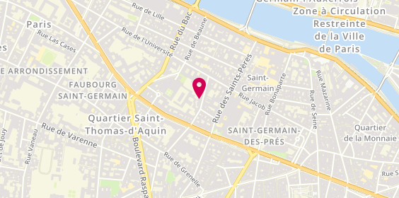 Plan de Lieux Particuliers-Marie Ange de Charry, 14 Rue du Pré Aux Clercs, 75007 Paris