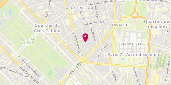 Plan de Agence Etoile, 16 Bosquet, 75007 Paris