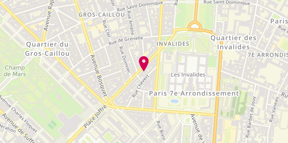 Plan de 1000 et Une Propriétés, 13, Bis avenue de la Motte-Picquet, 75007 Paris