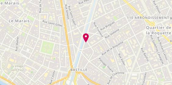 Plan de Alexandre Gouin Immobilier, 24 Boulevard Richard-Lenoir, 75011 Paris