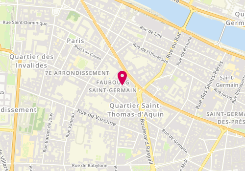 Plan de DUFIER Jean-Louis, 15 Rue Paul Louis Courier, 75007 Paris