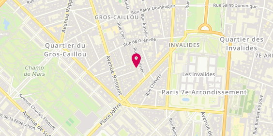Plan de Stéphane Plaza Immobilier, 51 Rue Cler, 75007 Paris