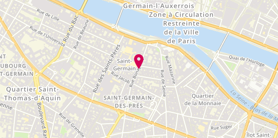 Plan de Barnes, 13 Rue Bonaparte, 75006 Paris