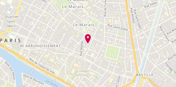 Plan de N.G Immobilier, 13 Rue de Sévigné, 75004 Paris