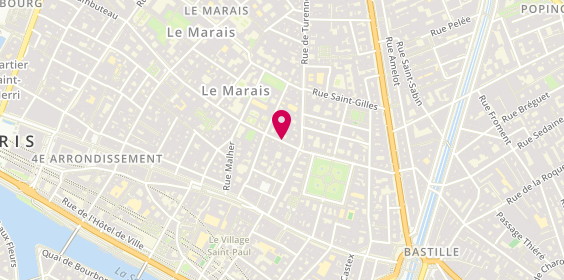 Plan de Jacquier - Vauban, 8 Rue des Francs Bourgeois, 75003 Paris