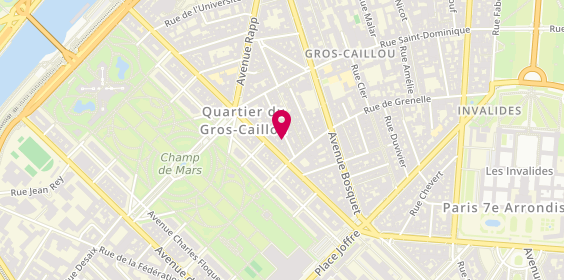 Plan de Canizo & Cie, 20 Rue Augereau, 75007 Paris