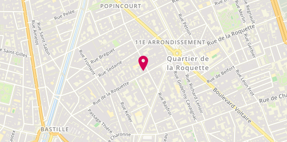Plan de Etude la Roquette, 77 Rue de la Roquette, 75011 Paris