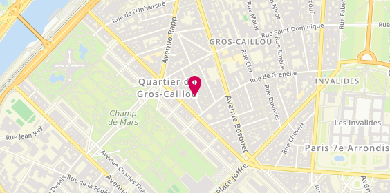 Plan de Absolu, 17 Rue Augereau, 75007 Paris