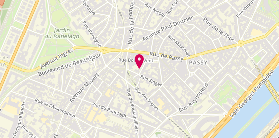 Plan de Lamarck Immobilier, 10 Rue Talma, 75016 Paris