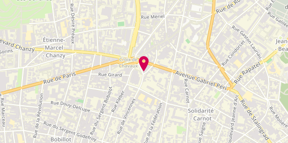 Plan de DV Immobilier - Montreuil, 7 Bis Rue de Vincennes, 93100 Montreuil
