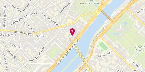 Plan de CLERMONT-TONNERRE DE Louis, 18 square Alboni, 75016 Paris