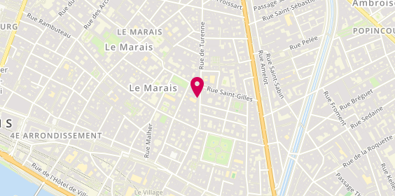 Plan de CENTURY 21 Fine Homes & Luxury - Alpha Marais, 45 Rue de Turenne, 75003 Paris