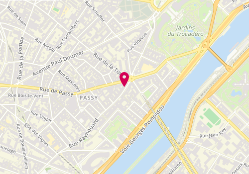 Plan de Bengui Immobilière, 4 Rue Raynouard, 75016 Paris