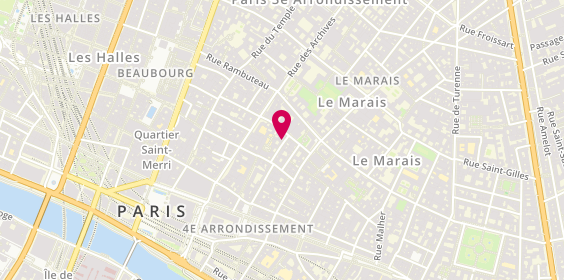 Plan de Claire C’immobilier, 7 Rue Aubriot, 75004 Paris