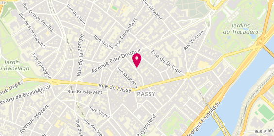 Plan de Wiinvest, 18 Rue Nicolo, 75116 Paris