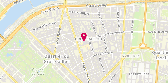 Plan de Agence du Gros Caillou, 117 Rue Saint-Dominique, 75007 Paris
