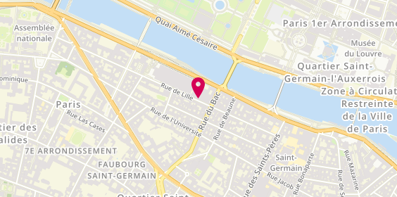 Plan de CDC Investissement Immobilier, 56 Rue de Lille, 75007 Paris