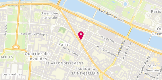 Plan de SESAME Partners, 262 Boulevard Saint-Germain, 75007 Paris