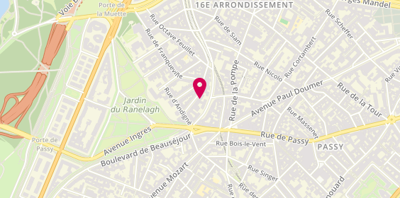 Plan de Confidentiel Immobilier Paris, 11 Rue du Conseiller Collignon, 75116 Paris