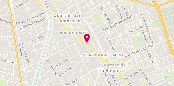 Plan de Trans Opera Transaction, 93 Boulevard Voltaire, 75011 Paris