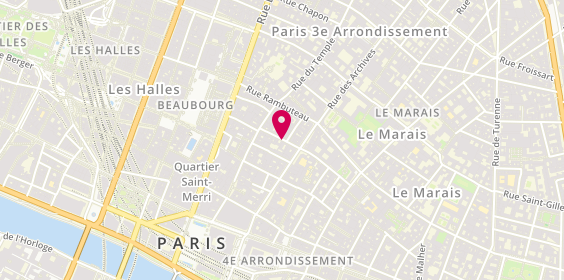 Plan de Arc-En-Ciel Immo, 37 Rue des Blancs Manteaux, 75004 Paris