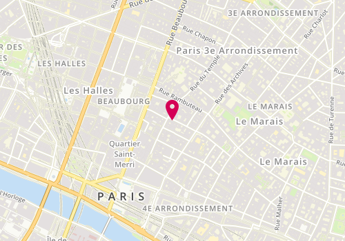 Plan de Paris Autrement, 47 Blancs Manteaux, 75004 Paris